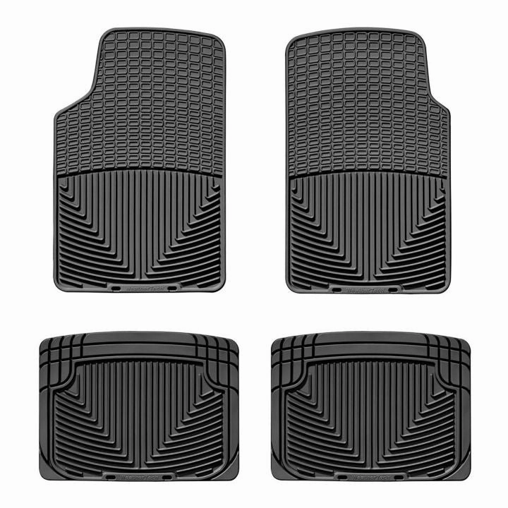 MB-X164B WeatherTech® All-Weather Floor Mat Set, Front & Rear, Black