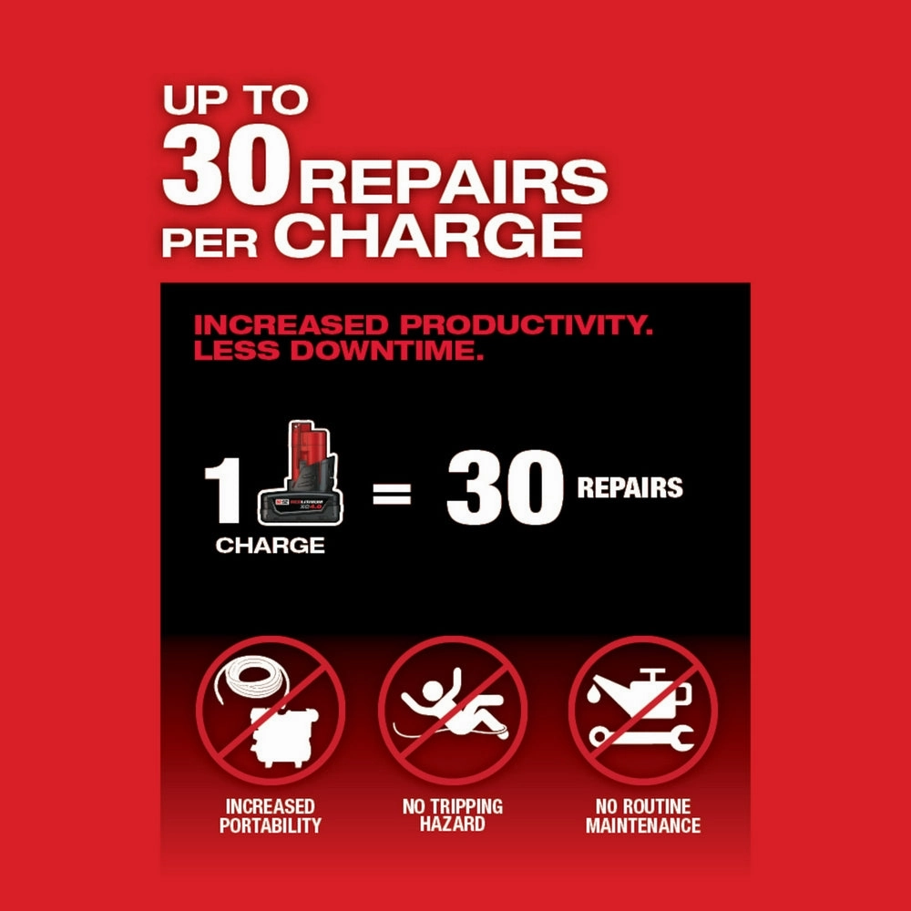Milwaukee 2409-20 M12 FUEL 12V Brushless Li-Ion Low Speed Tire Buffer -Bare Tool