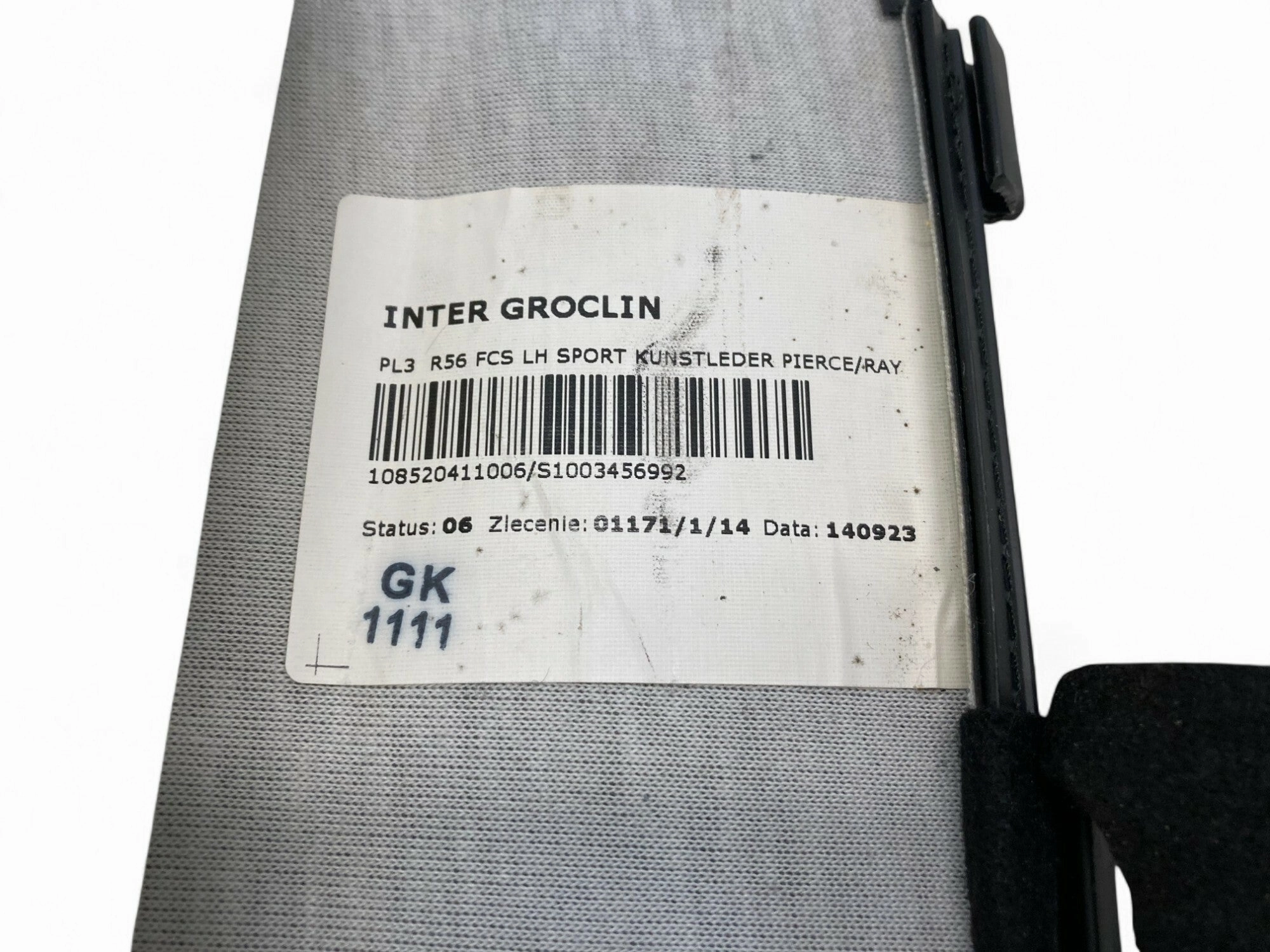 Mini Cooper Left Lower Seat Cushion K9E1 Non-Heated 2007-2015 R5x 489