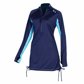 Performance Dress | Navy | Tidal Waves