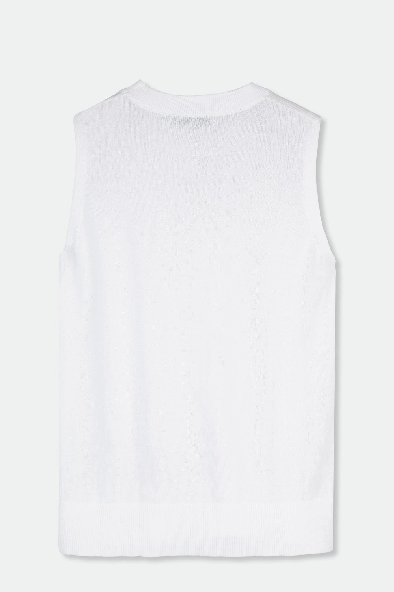 PERI SLEEVELESS TOP IN HIGH TWIST COTTON