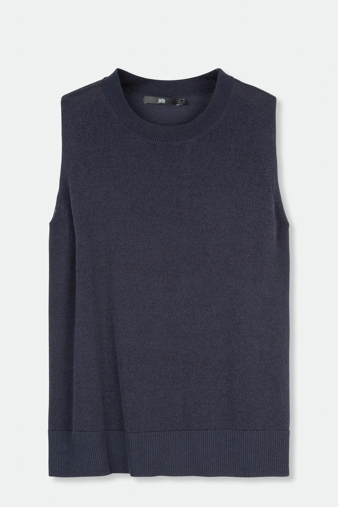 PERI SLEEVELESS TOP IN HIGH TWIST COTTON