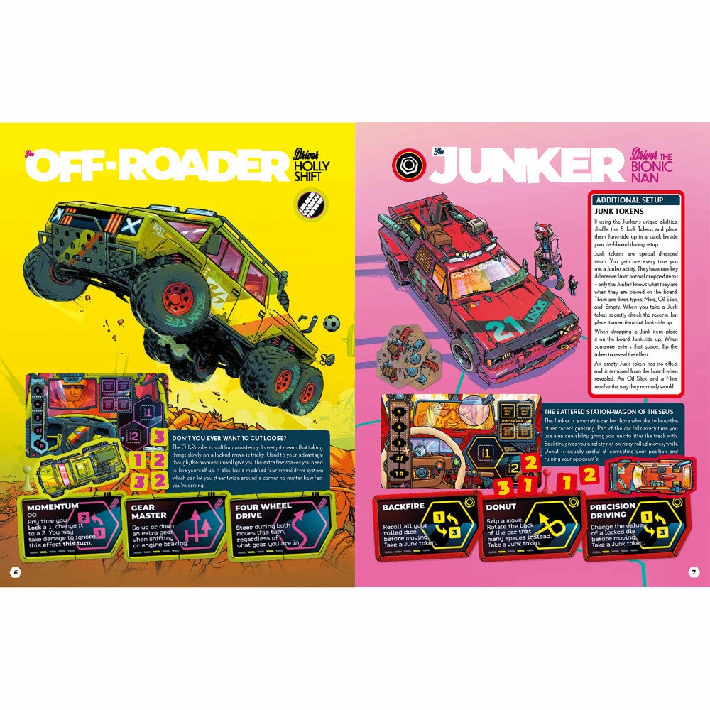 Rebellion Unplugged: Joyride - Car Combat Thrills Board Game