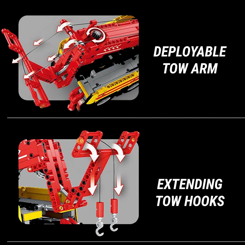 Remote Controlled Tow Truck 1909pcs