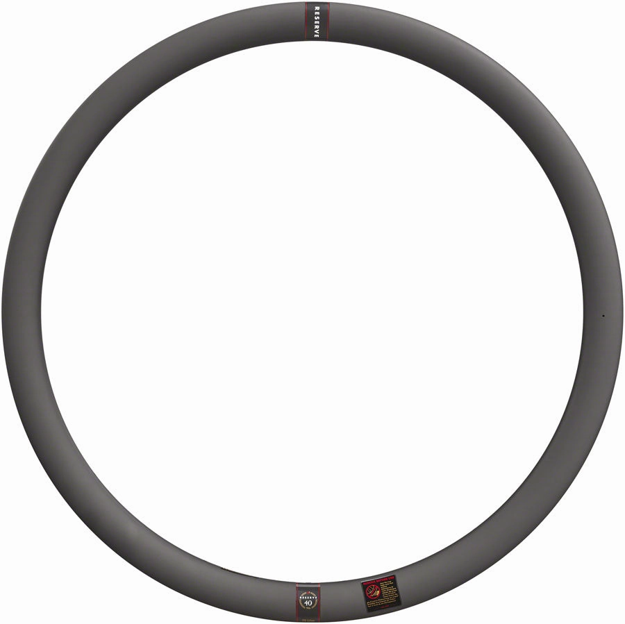 Reserve Wheels Reserve 40 Rim - 700c, Disc, Carbon, 24H