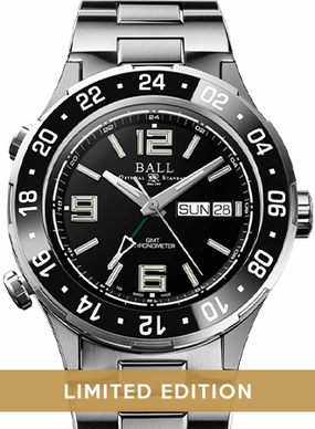 Roadmaster Marine GMT Black Ceramic - Ltd Ed 1000pcs Ref. DG3030B-S7CJ-BK