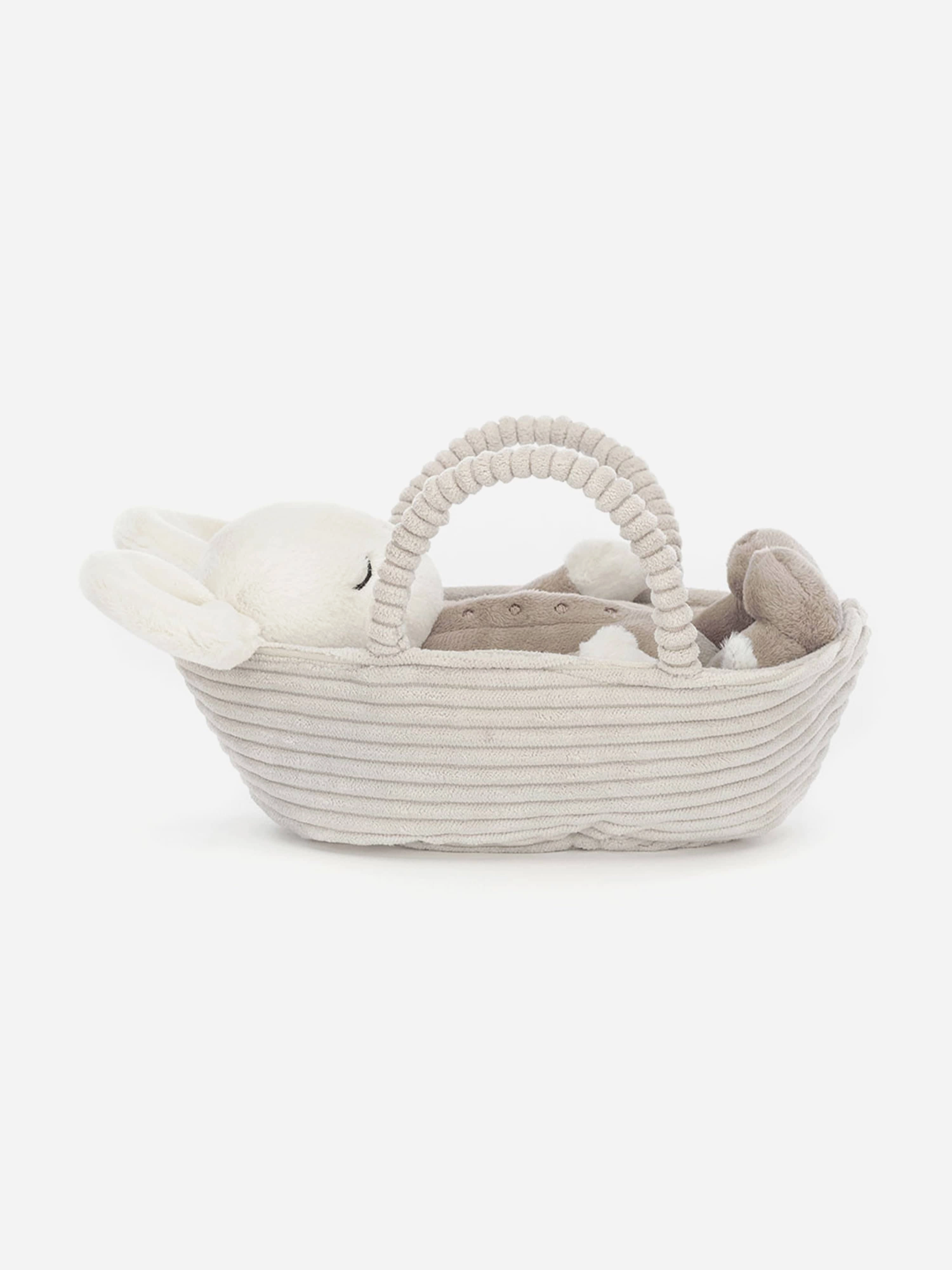 Rock-a-Bye Mouse in Ivory (20cm)