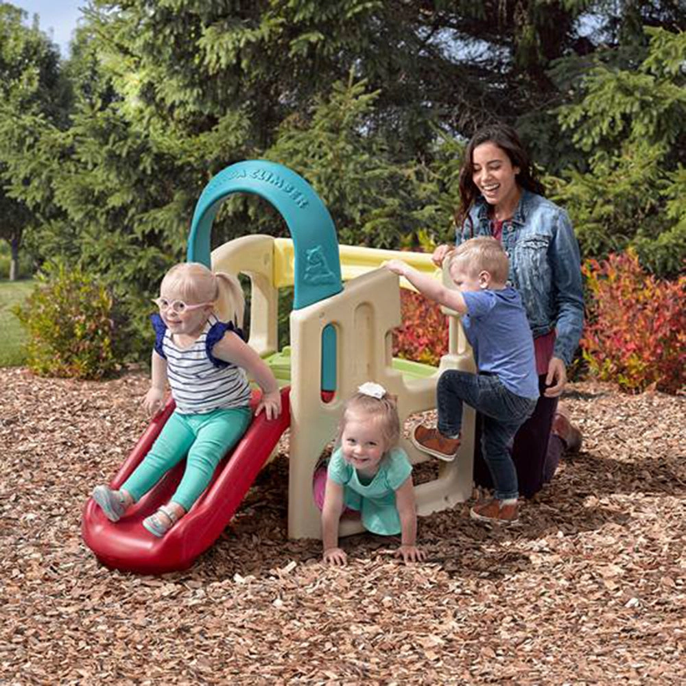 Step2 Panda Climber | All-in-One Outdoor Activity Gym with Slide & Tunnel