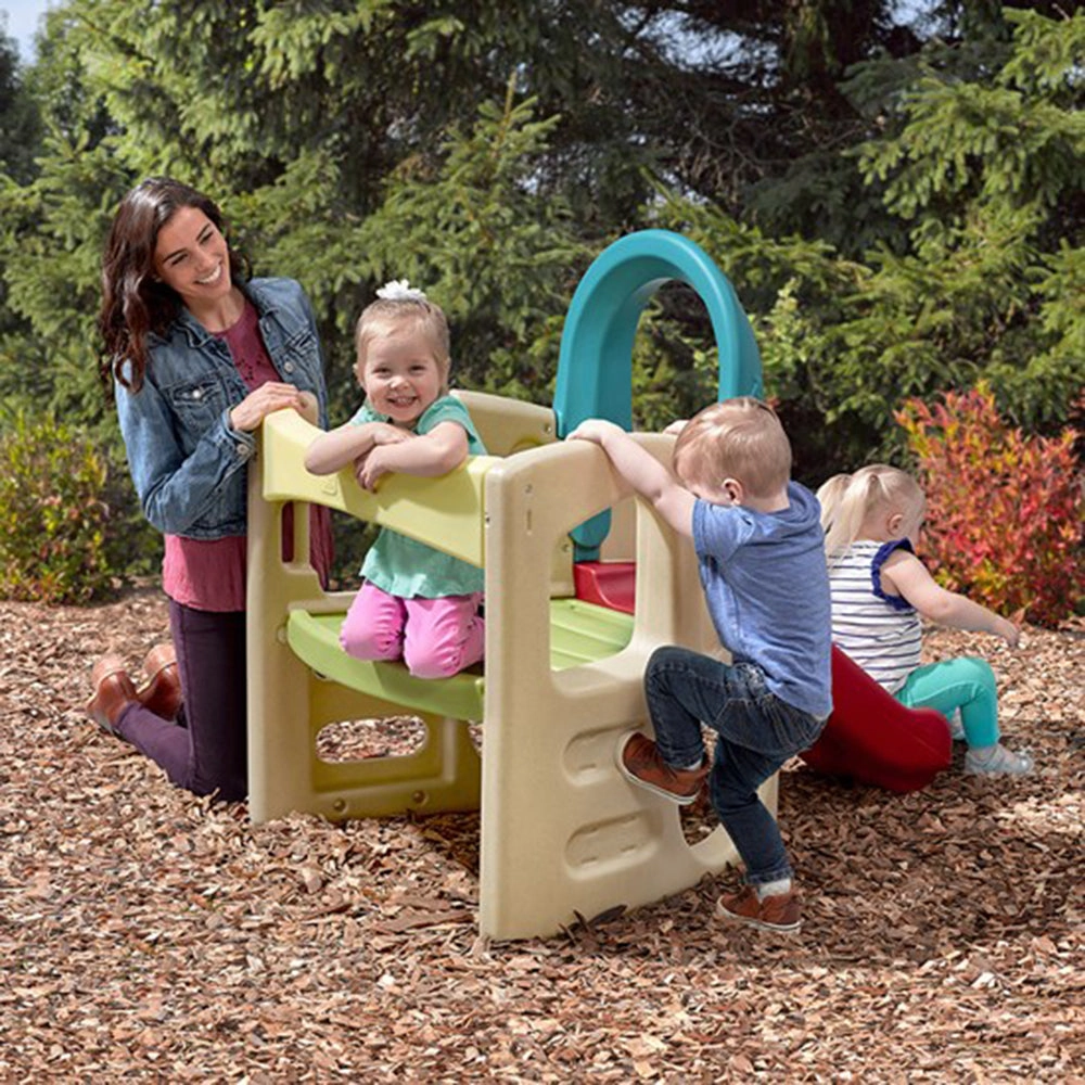 Step2 Panda Climber | All-in-One Outdoor Activity Gym with Slide & Tunnel