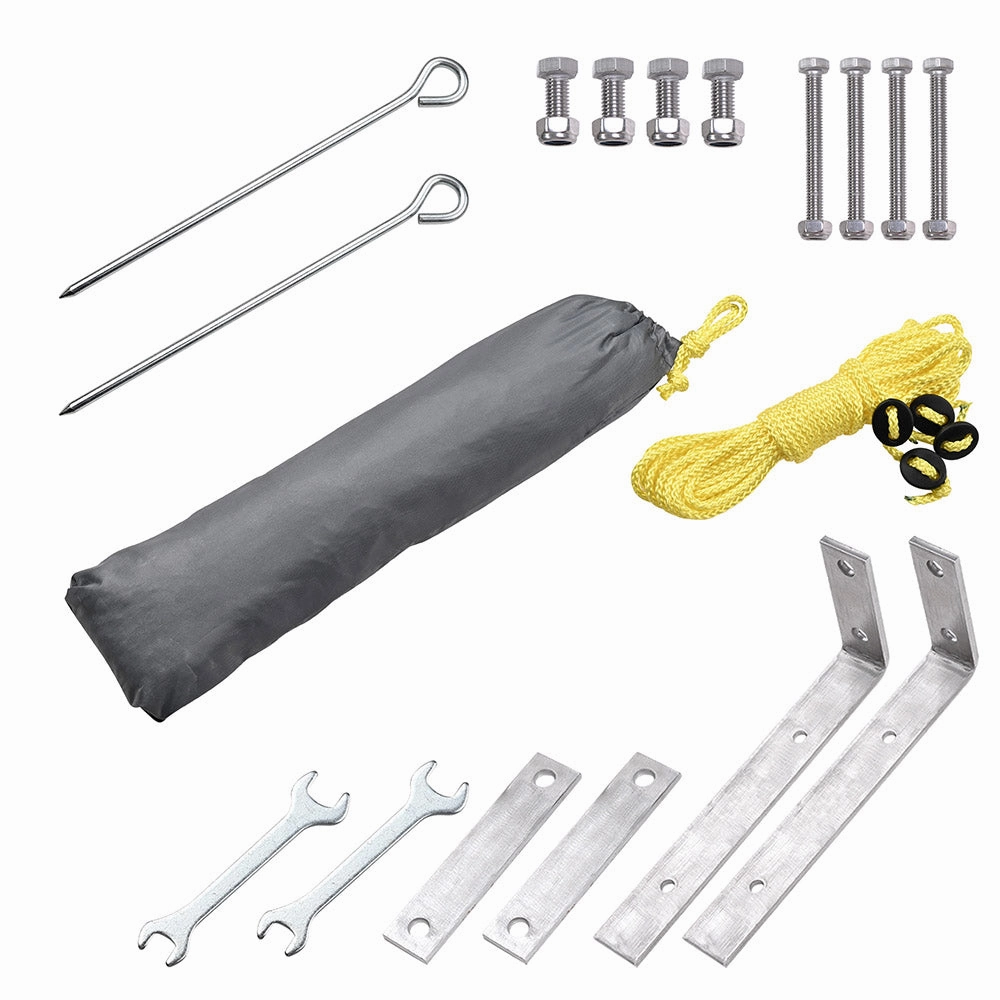 TheLAShop Car Awning 4' 7" x 6' 7" Rear Side Roof Rack Awning Shade