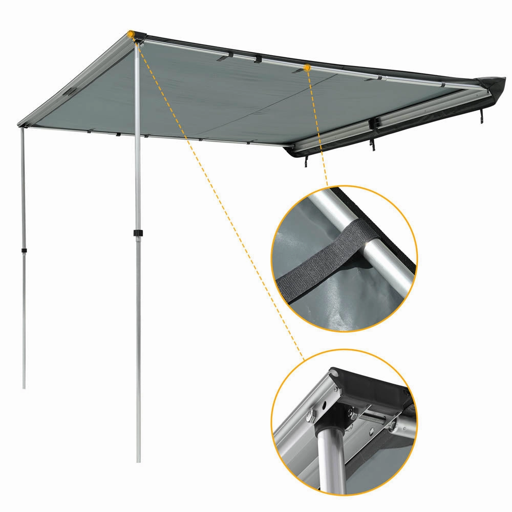 TheLAShop Car Awning 7' 7" x 8' 2" Side Rooftop Shade
