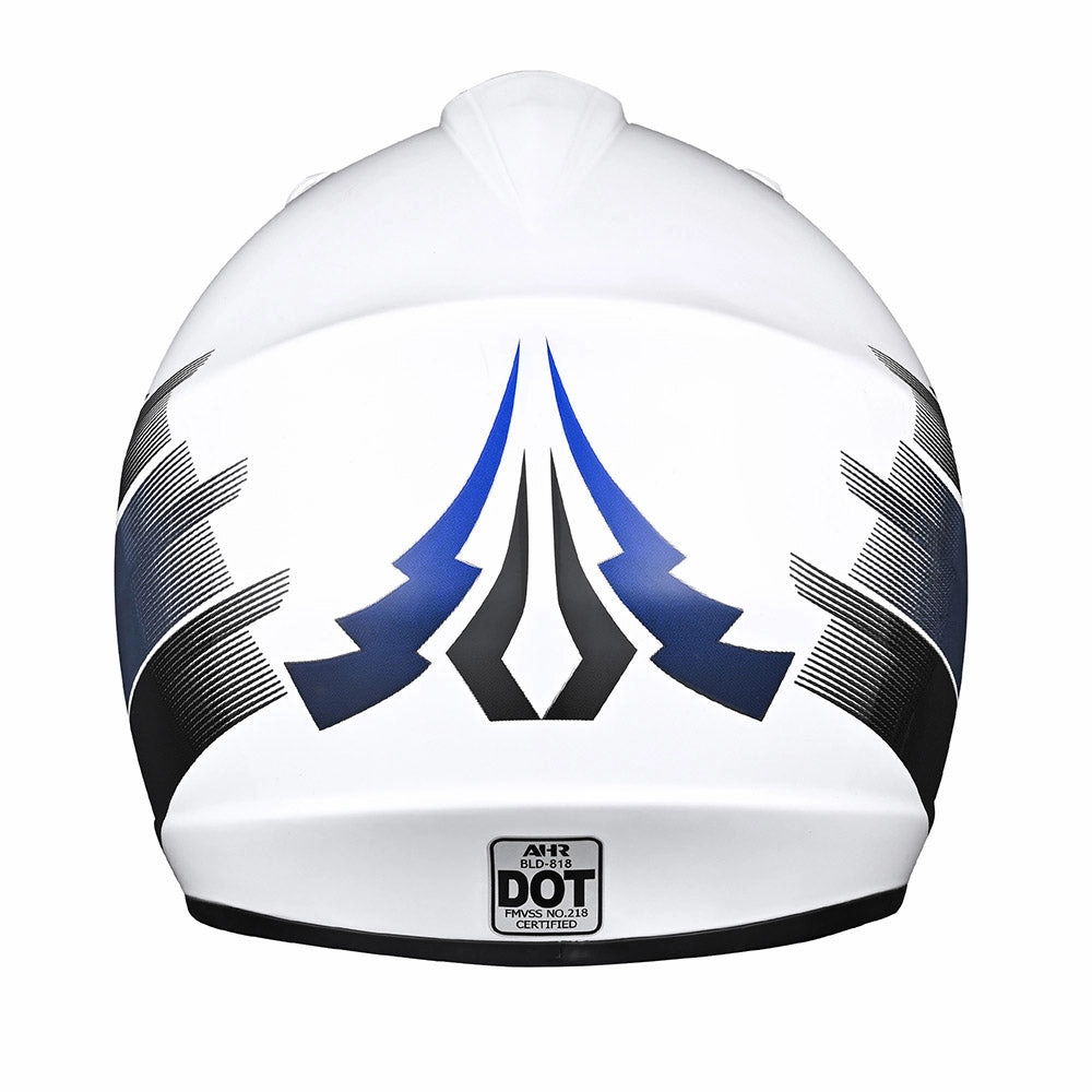 TheLAShop H-VEN12 Youth Dirt Bike Helmet DOT Blue