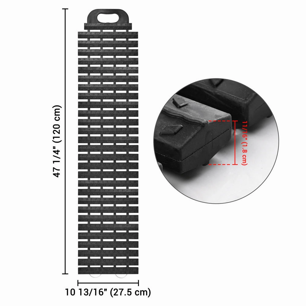 TheLAShop Recovery Traction Mats Tracks for Trucks 4x4 (Set of 2)