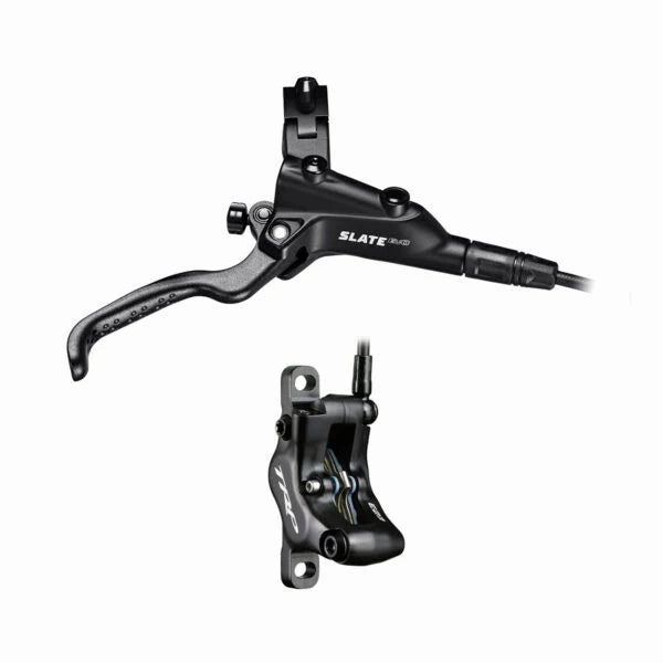 TRP Slate EVO Disc Brake and Lever - Rear, Hydraulic, Post Mount , Black