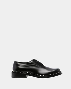 Valentino Garavani Derby Rock Black