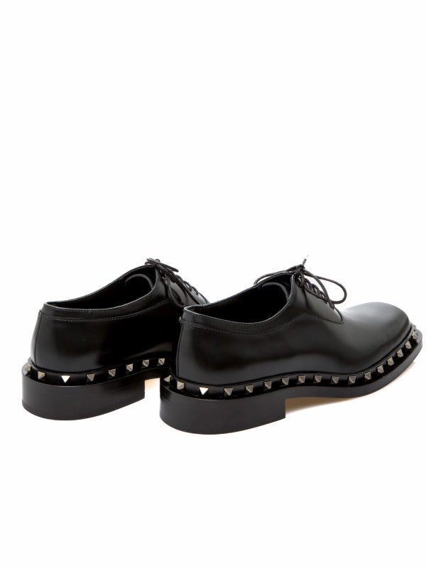 Valentino Garavani Derby Rock Black