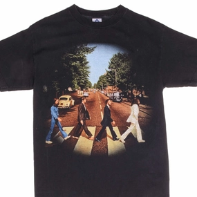 VINTAGE THE BEATLES ABBEY ROAD TEE SHIRT 1999 SIZE MEDIUM