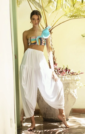 White Balloon Pants