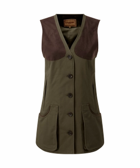 Women's All Season Shooting Vest - Dark Olive
