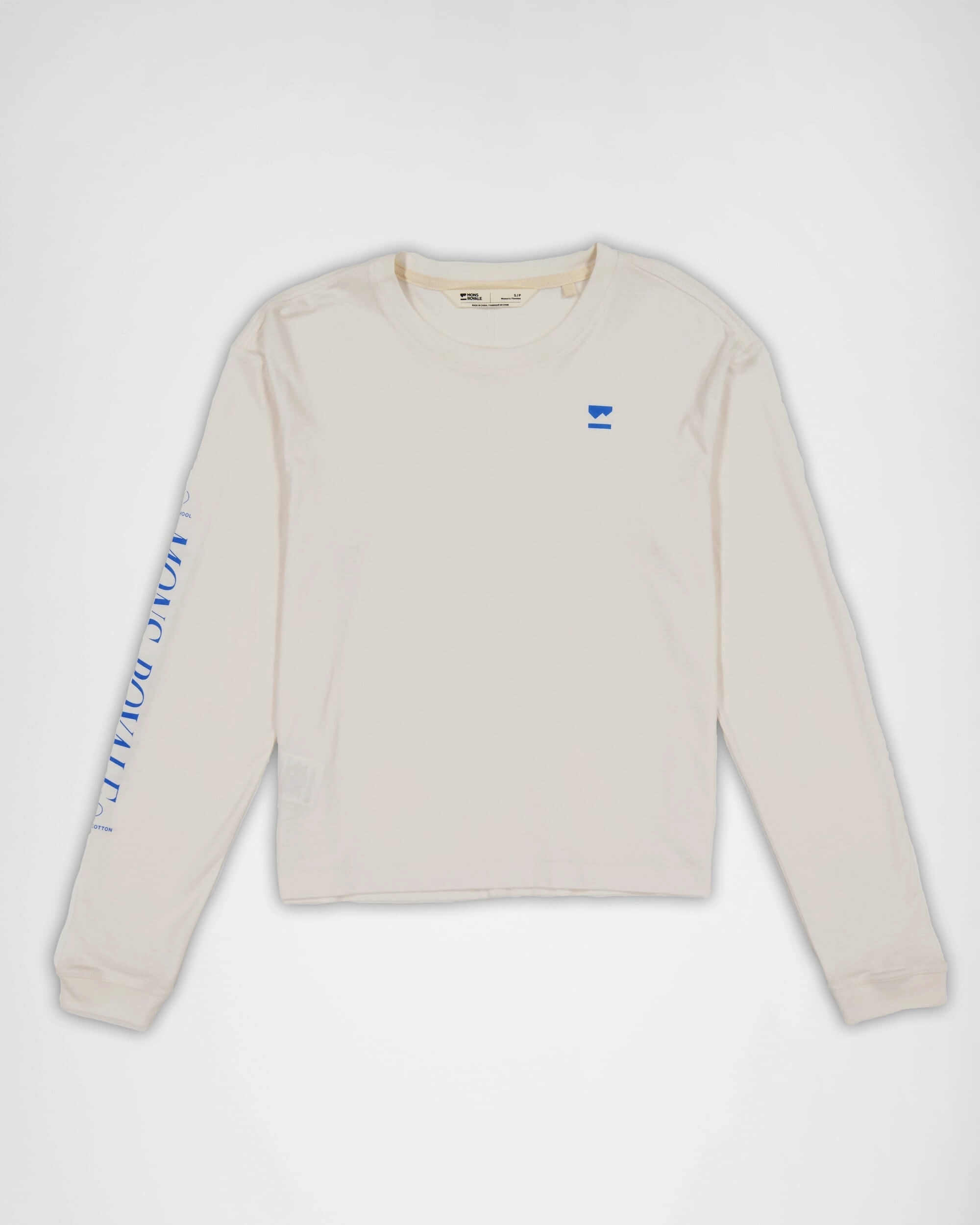 Yonder Merino Organic Cotton Long Sleeve - Vintage White