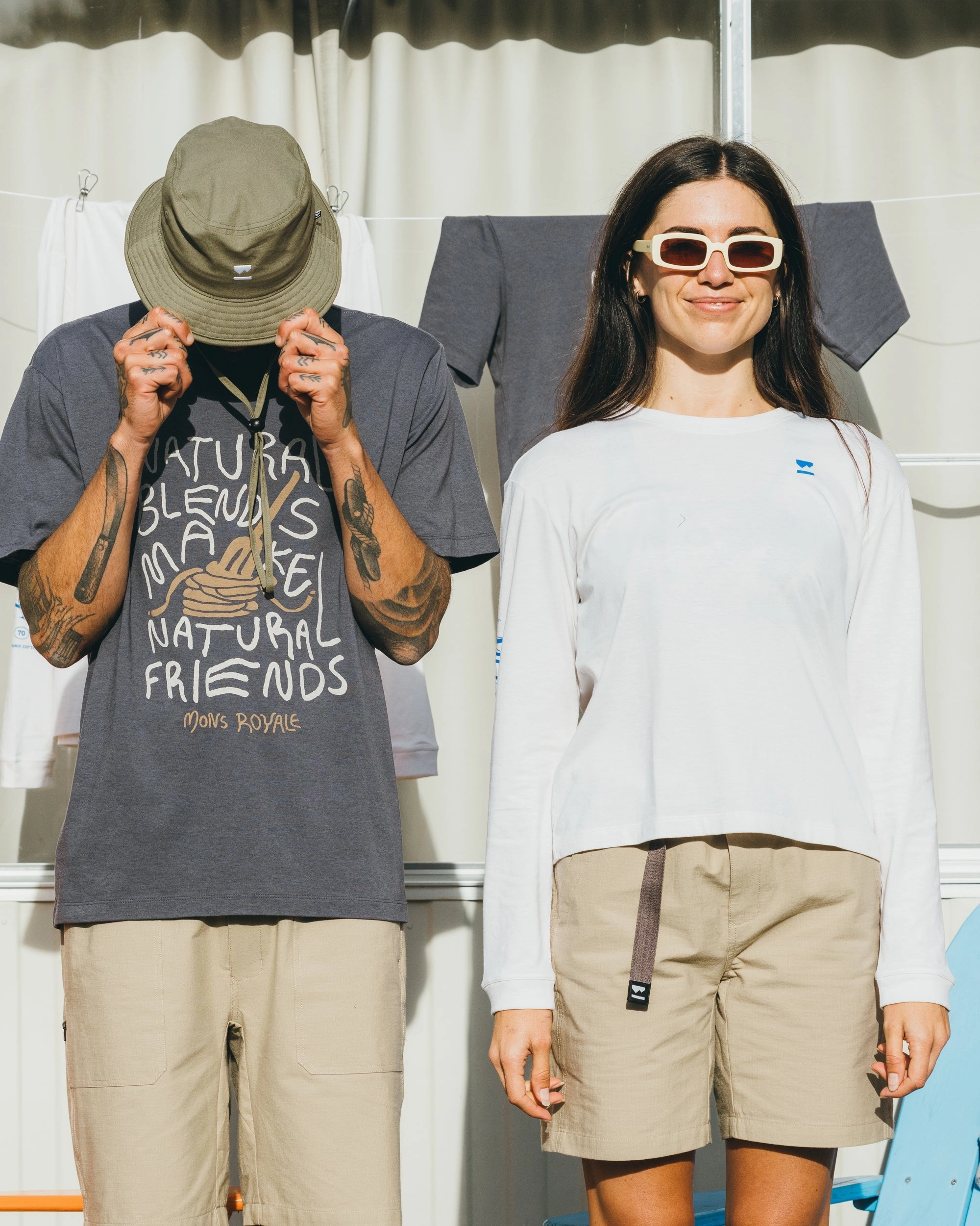 Yonder Merino Organic Cotton Long Sleeve - Vintage White